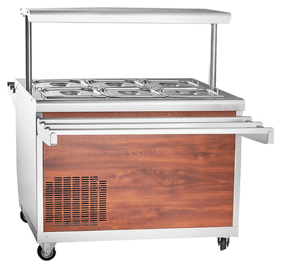 Прилавок-витрина Abat ПВВ(Н)-70ПМ-НШ кашир.