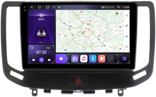 Магнитола для Infiniti G25, G35, G37, Nissan Skyline V36 2006-2013 (поддержка Bose) - Kuberg SF-9820 Android 12, Быстрая, CarPlay, 4G SIM-слот
