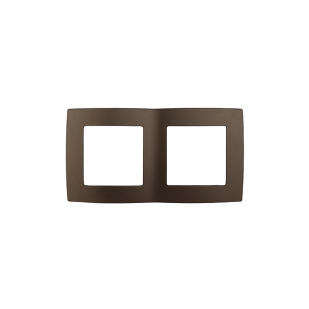 12-5002-13 ЭРА Рамка на 2 поста, Эра12, бронза