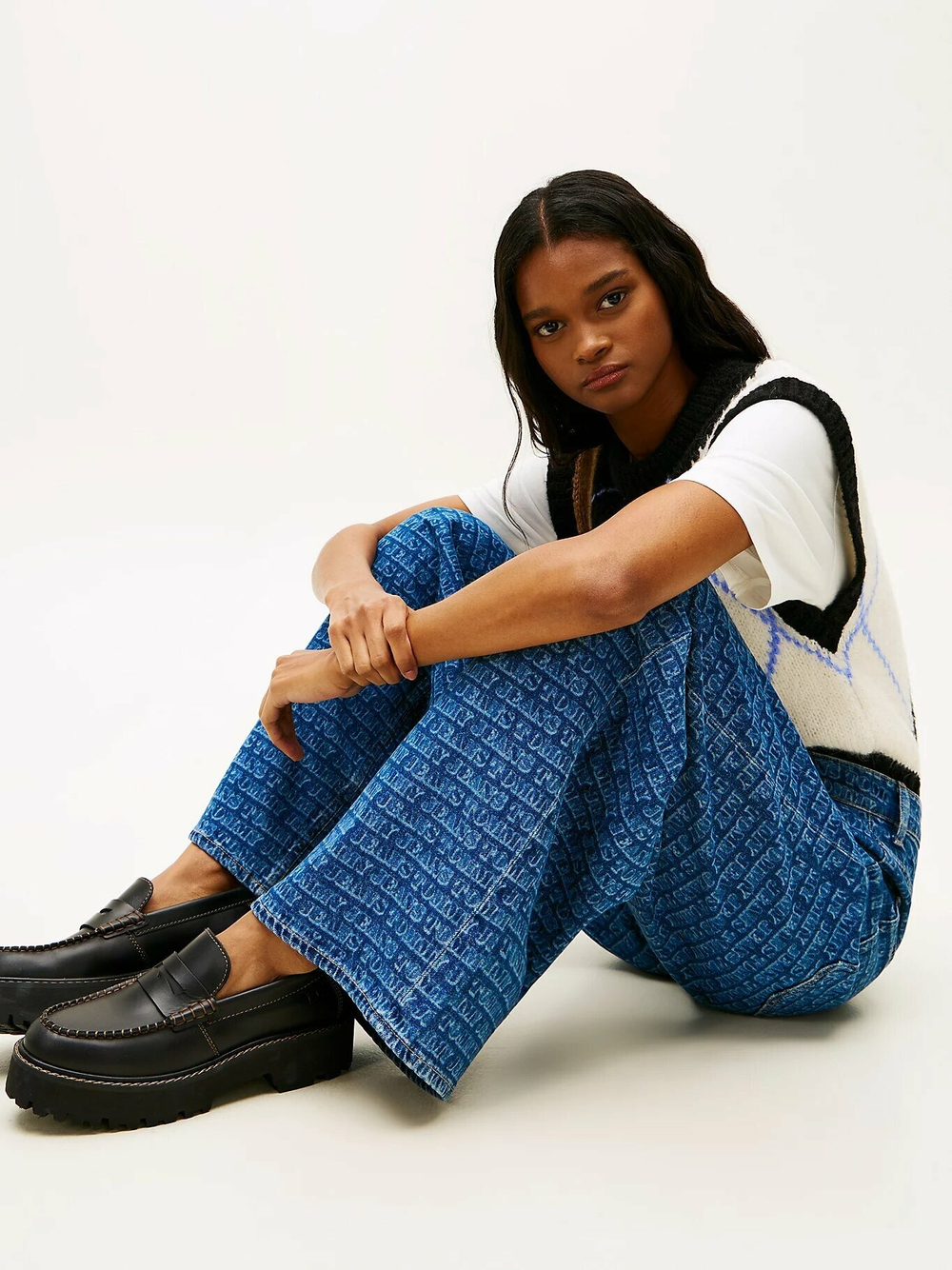 Джинсы женские TOMMY JEANS CHARLIE MR LOOSE CBF