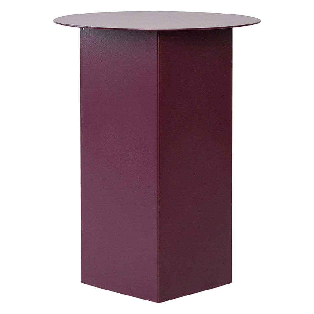 Столик журнальный silje, D38 см, сливовый