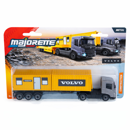 Majorette - Металлический грузовик VOLVO No.3 + прицеп 3103000