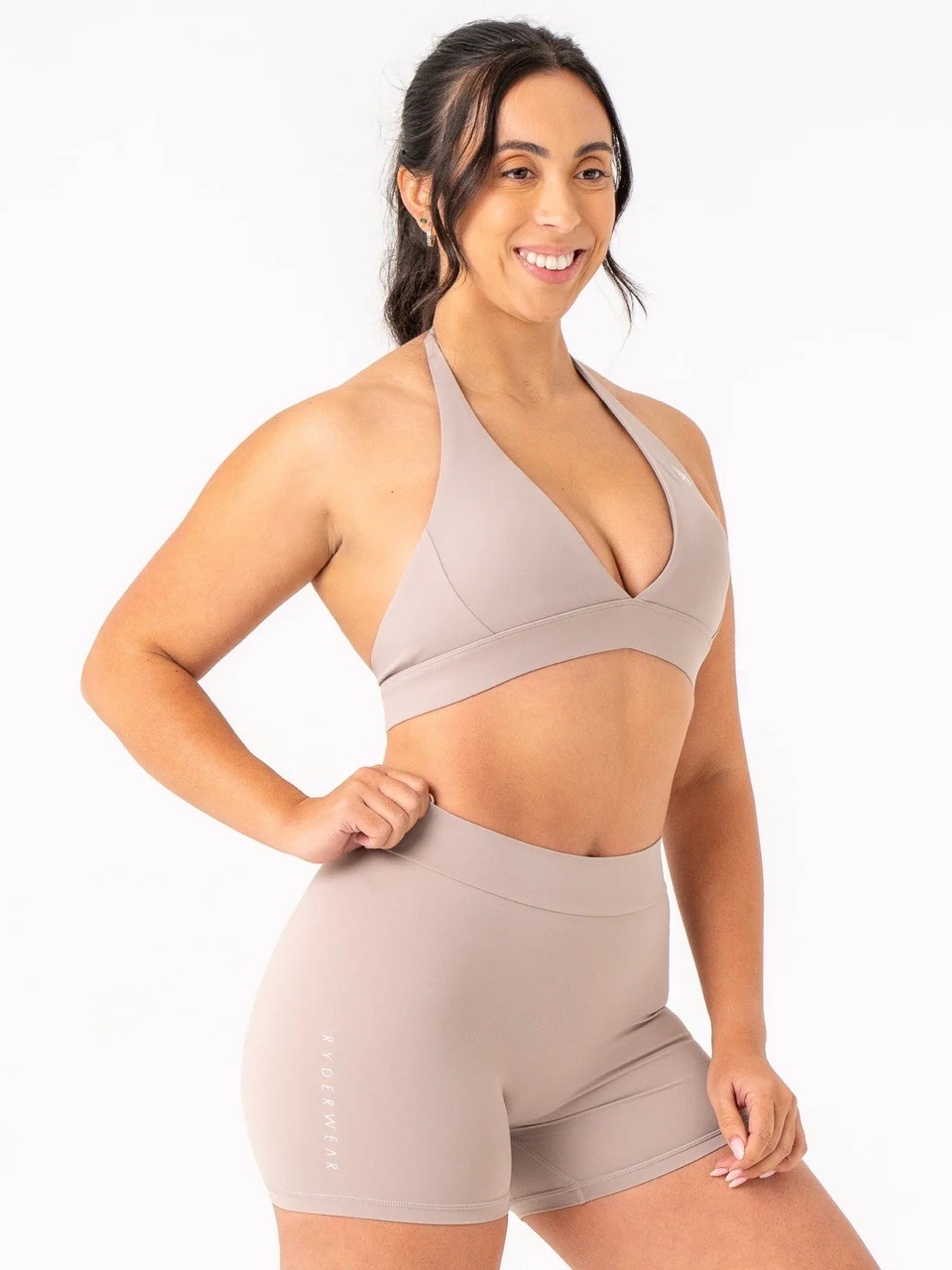 Топ RYDERWEAR NKD Halter Bra Taupe