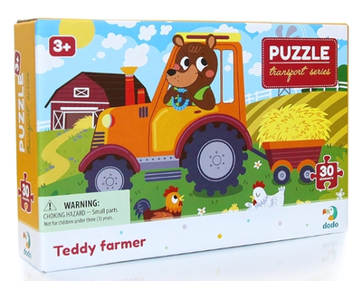 Пазл 30эл. "Мишка-тракторист" (Dodo)