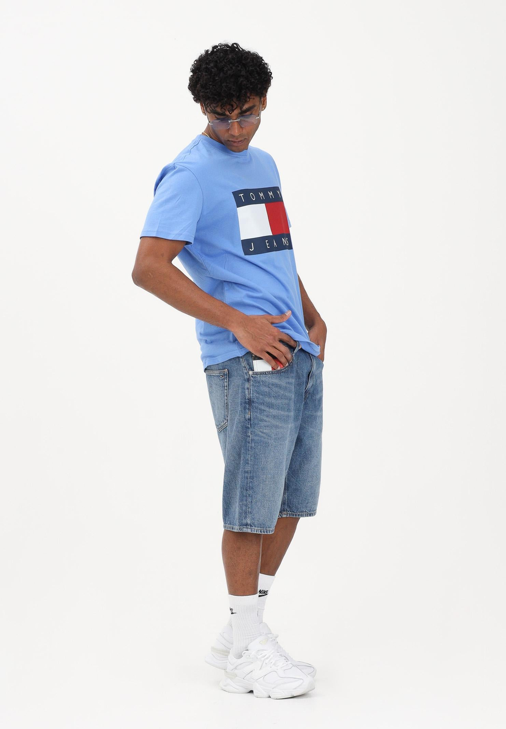 Шорты джинсовые мужские TOMMY JEANS OTIS SHORT RWB BJ805