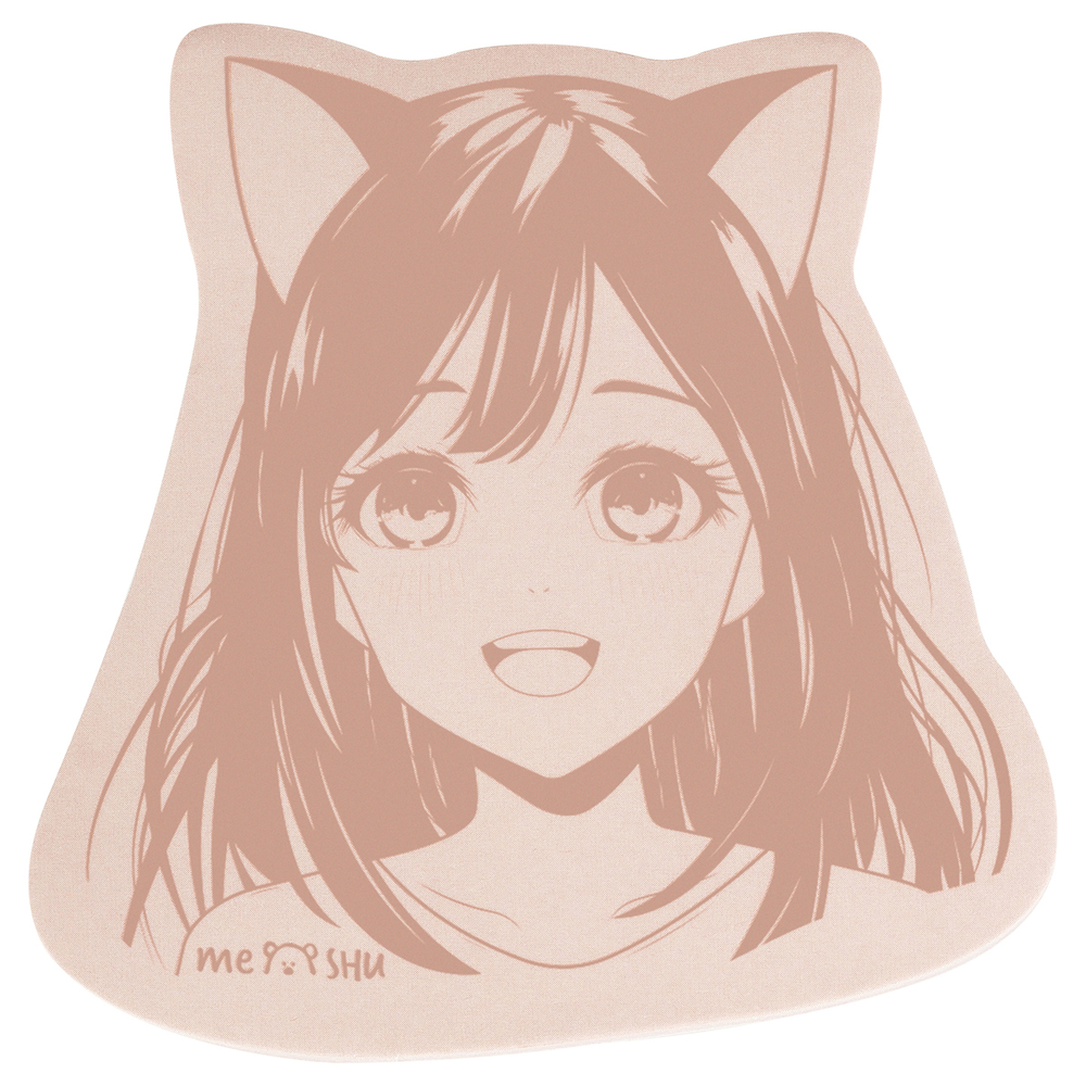 Самоклеящийся блок фигурный MESHU "Anime girl", 40л., европодвес, ассорти