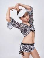 купальник раздельный 3 в 1 с шортами и топ накидка