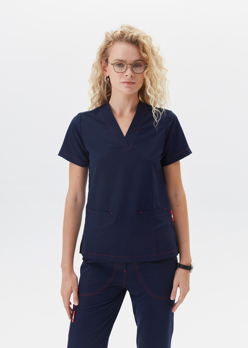 Топ медицинский женский Лаконико, нэви