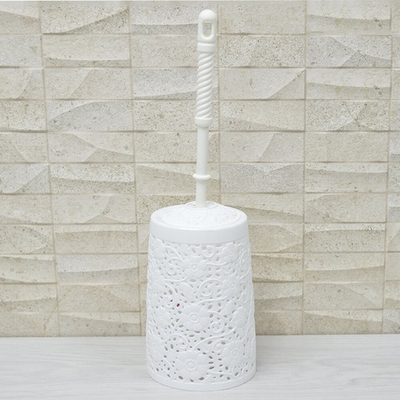 Ерш для туалета с подставкой "Ажурный", цвет микс