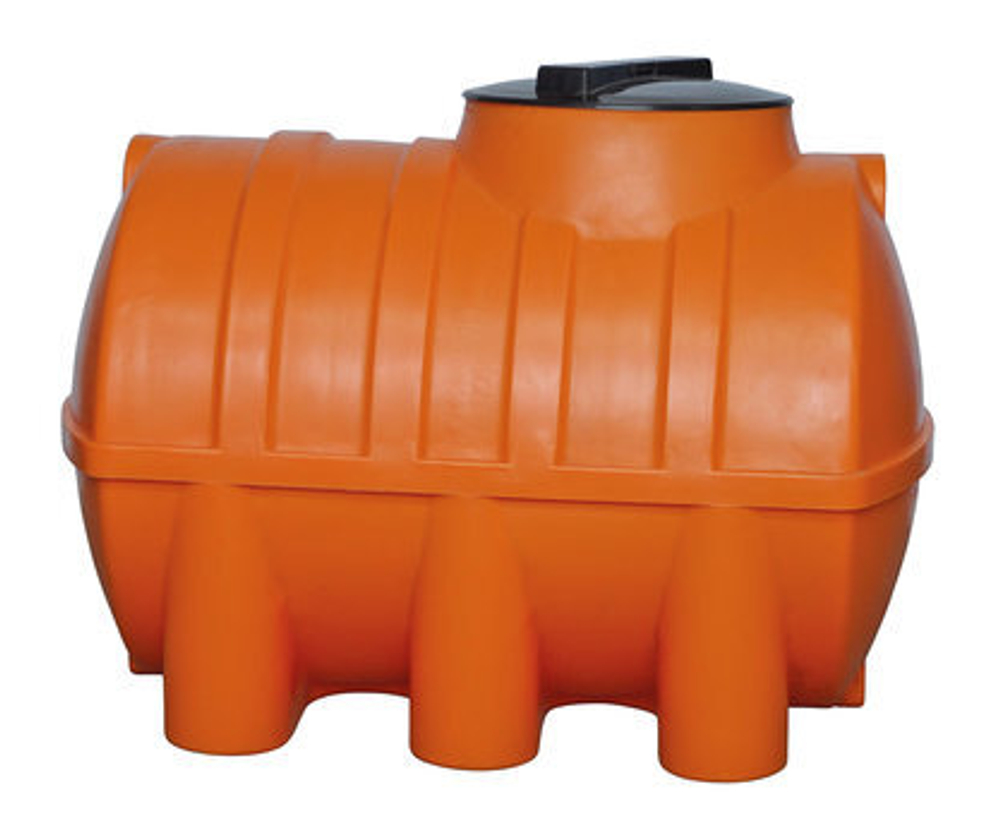 Бочка Экогрупп ДВ 250 л. горизонтальный (740x630x920см;синий) - арт.561091