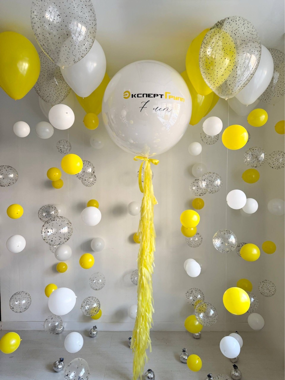 Воздушные гелиевые шарики с доставкой по Хабаровску стойки пузыри №4983