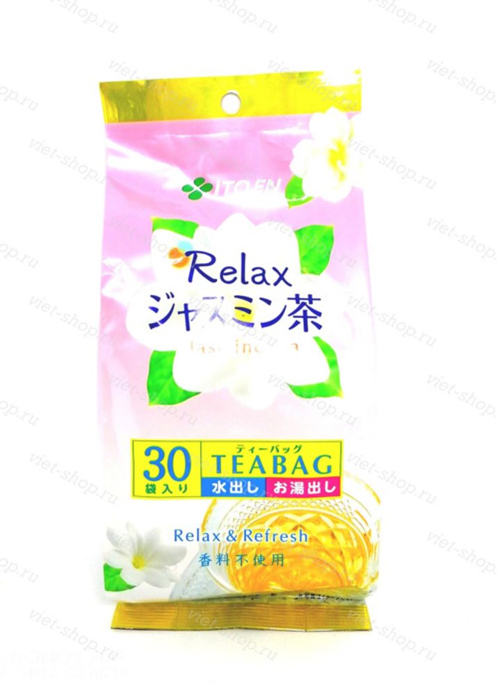 Чай с жасмином relax jasmine tea, Itoen, Япония, 30 пак.