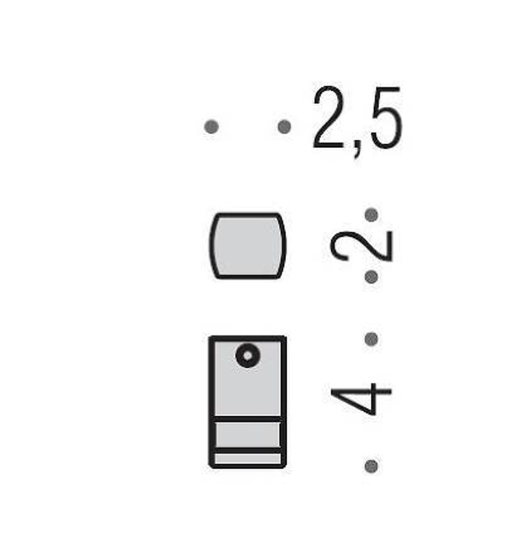 Крючок Colombo Lulu LC57GL, золото схема