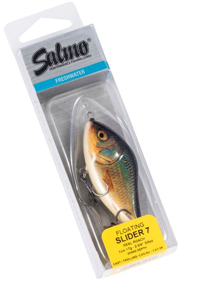 Воблер плавающий джеркбейт Salmo SLIDER F 07/RR