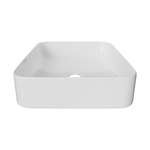 Раковина накладная на столешницу WAVE Quadro 500*390*140 ш*г*в без перелива,белый,прямоуг
