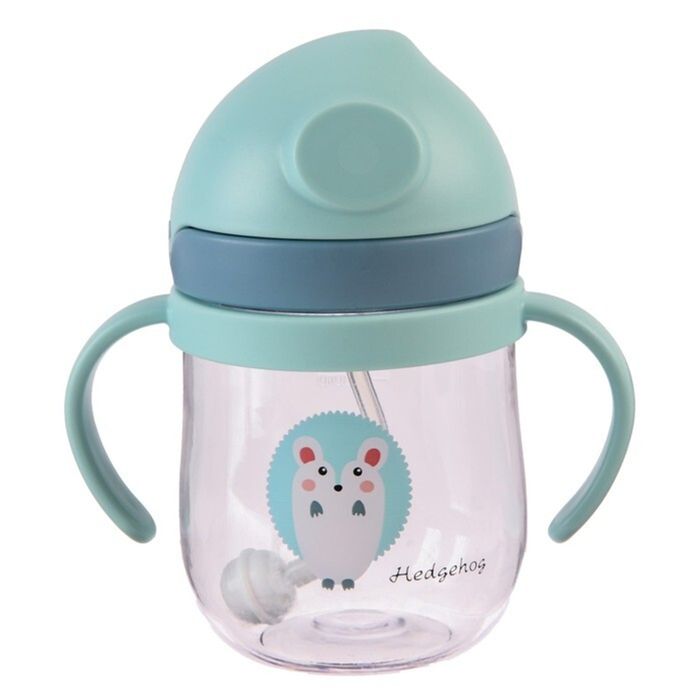 9037730 Поильник с силиконовой трубочкой, 250 мл., цвет МИКС