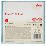 Салфетки VILEDA МикроТафф Плюс, голубая 38х38 см 5шт