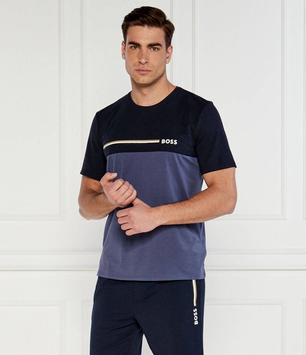 Футболка BOSS BLACK - темно-синий(50521992)