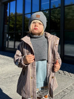 Манишка Серый меланж