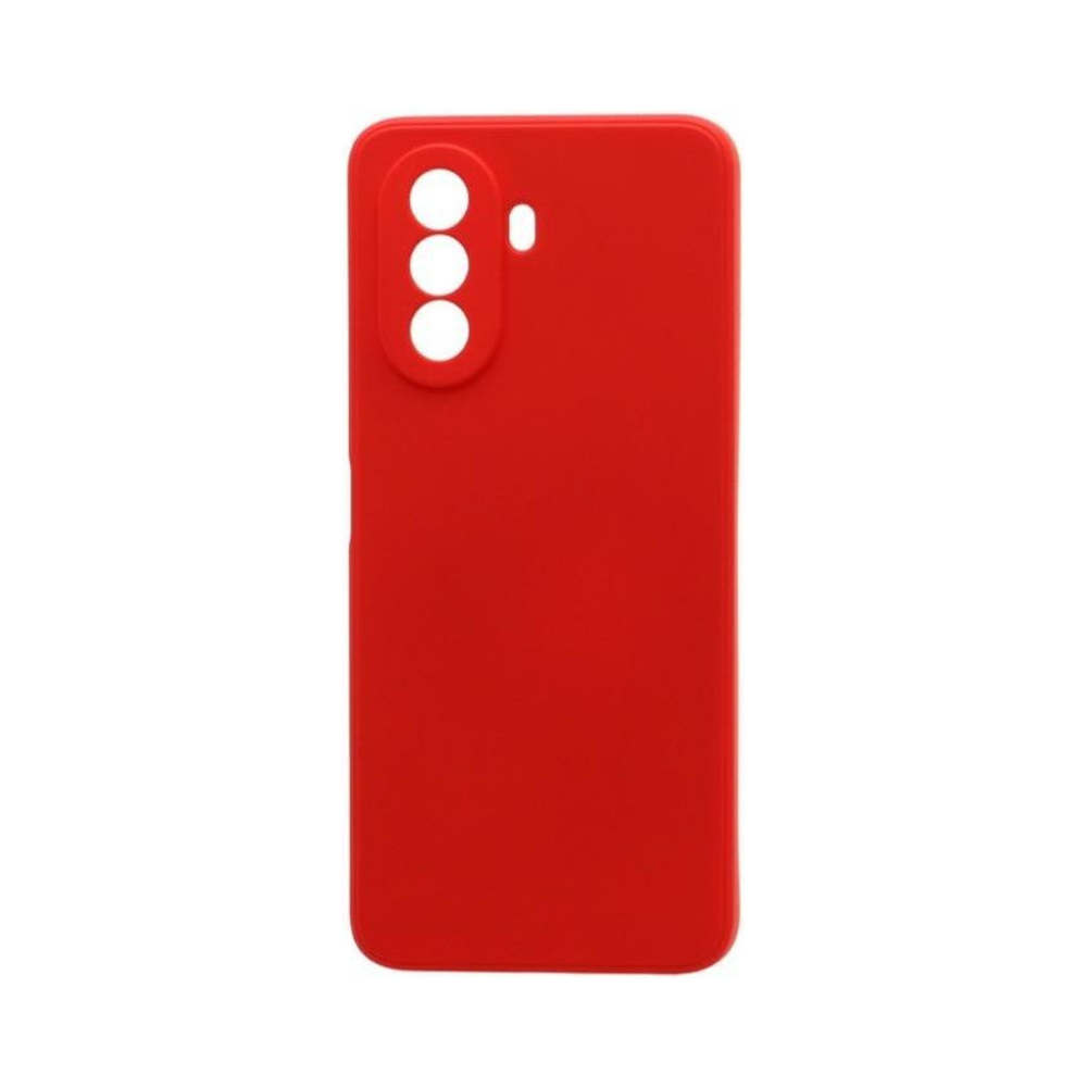 Силиконовый матовый чехол Silicone Case NEW ERA для Huawei nova Y70/nova Y70 Plus, красный