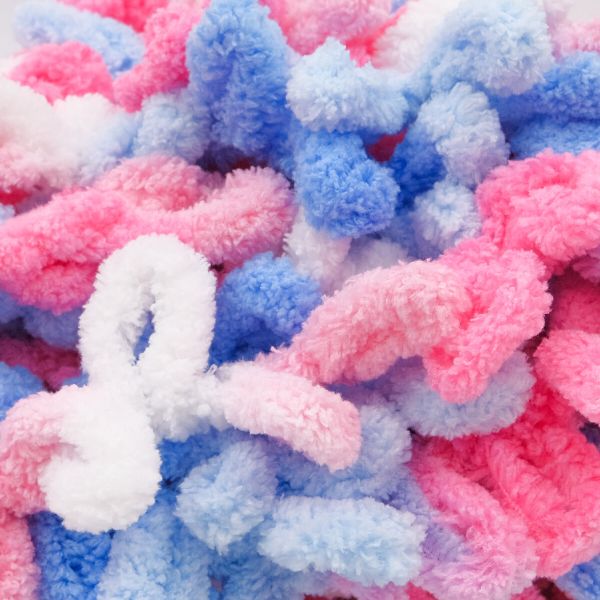 Пряжа Alize (Ализе) Puffy Color / уп.5 мот. по 100 г, 9м, 6525 секционный