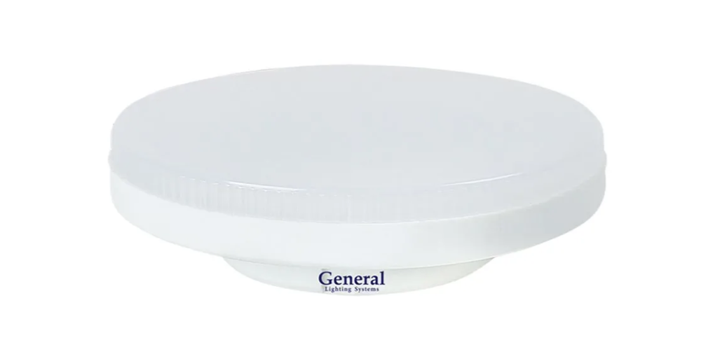 Лампочка светодиодная General GX53, 10 Вт. теплый белый 2700К, 1 шт.