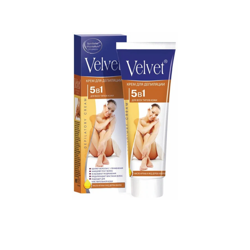 ВЕЛЬВЕТ Депил Крем 100мл 5в1 Масло Аргана Мед (96494) !!!!!