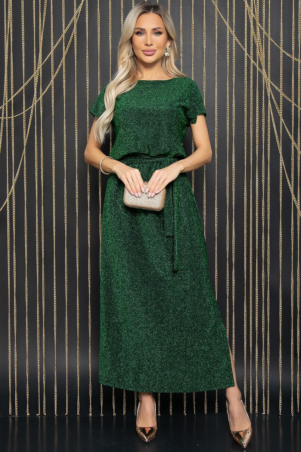 Платье Мэри (зеленое) П12038 LT Collection