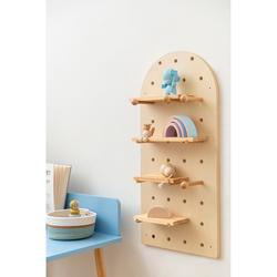 Полка настенная 38х80см Bergenson Bjorn Shely светлое дерево