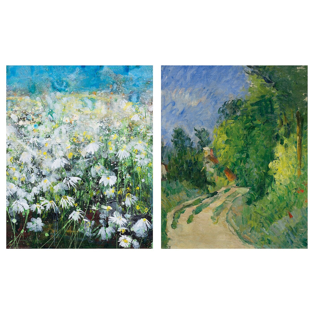 IKEA BILD  (ИКЕА БИЛД)  -  Плакат, поле цветов, 40x50 см