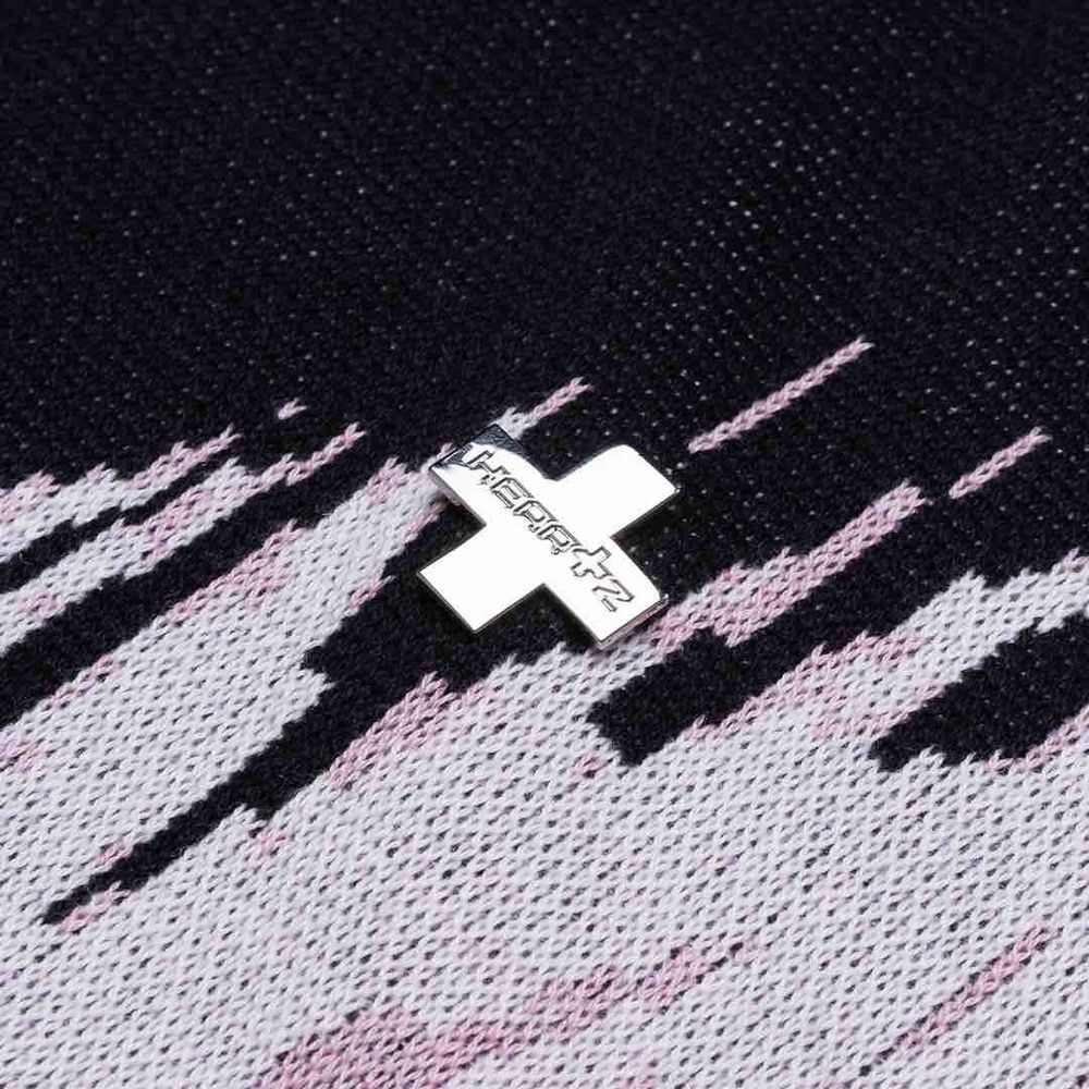 Купить Свитер Heartz Disrupted Logo Black Series ED2 Knitted черный Свитер Heartz Disrupted Logo Black Series ED2 Knitted черный