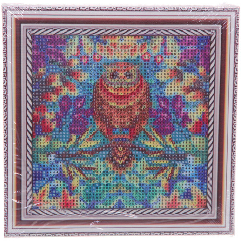 Алмазная мозаика на подрамнике с полным заполнением «МИР ЯРКИХ КРАСОК», радужная сова, 20*20см