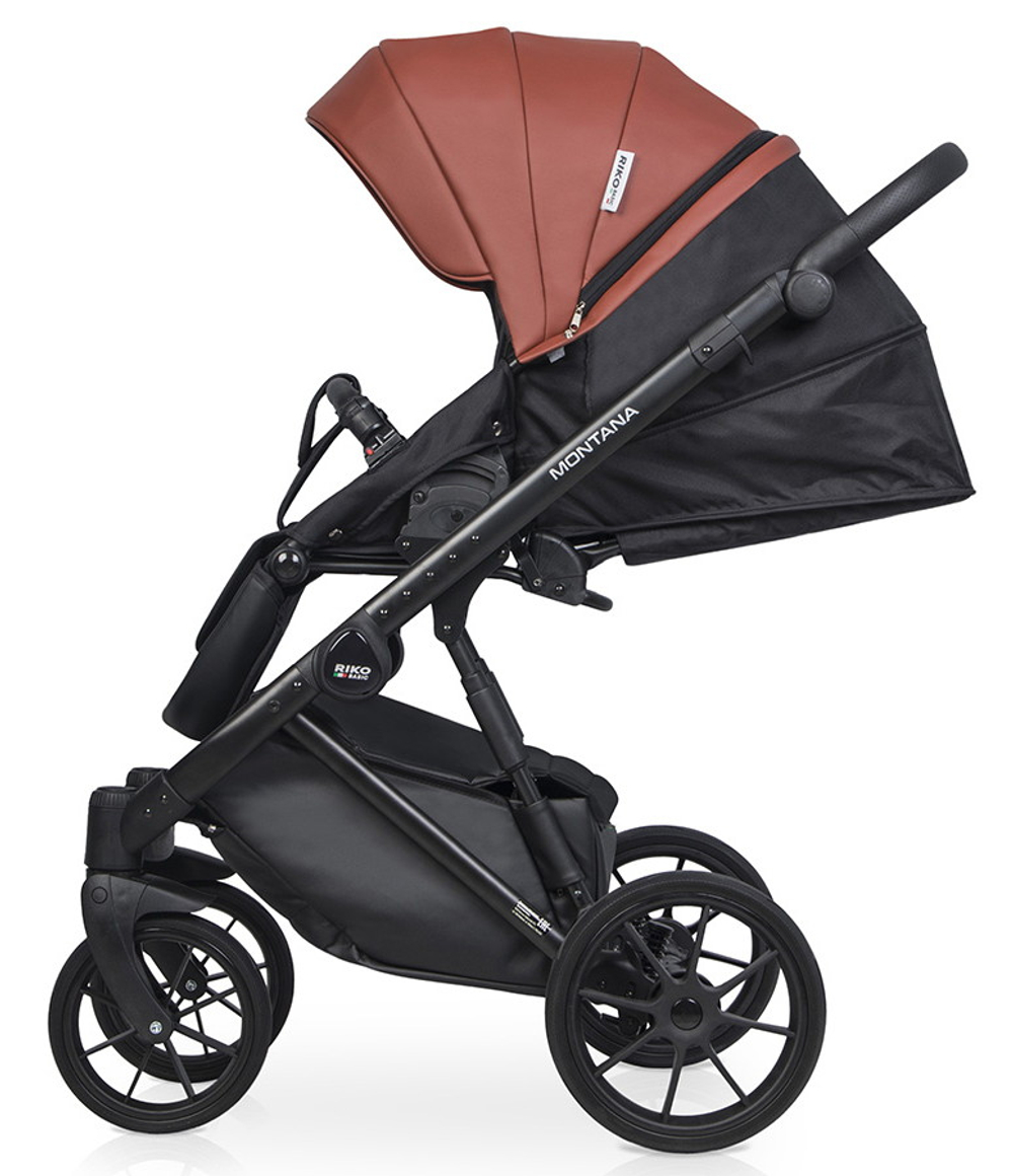 Детская коляска Riko Basic Montana Ecco 2 в 1 17 Maroon