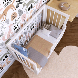 Кроватка детская Lillaland Lilla Aria белый