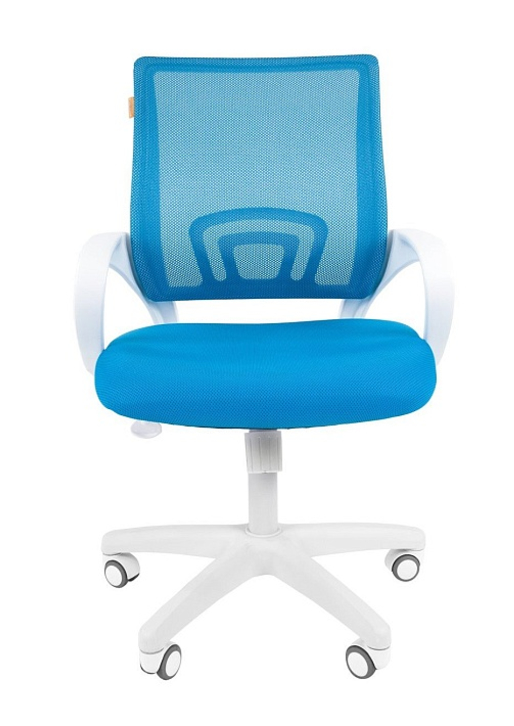 Офисное кресло CHAIRMAN 696, ткань TW/сетчатый акрил,пластик белый