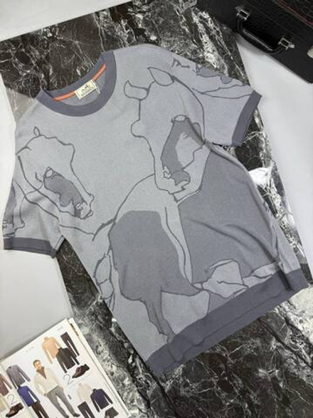 Трикотажная футболка Hermes