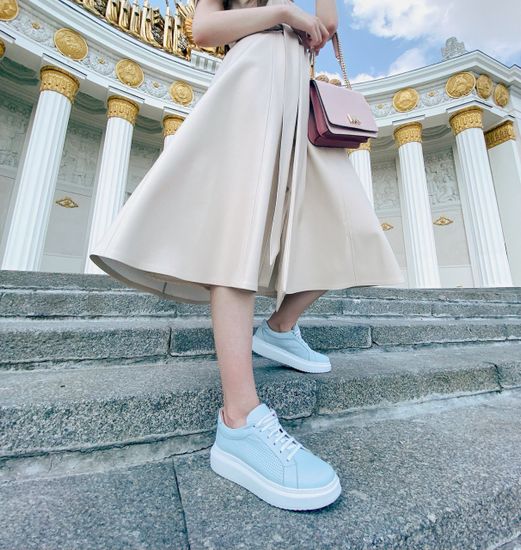 1100 Женские кеды (Светло-синий)