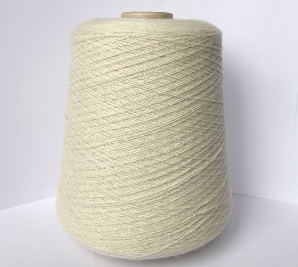 NEW Пряжа Кашемир ECO cashmere 2/26 сливочный