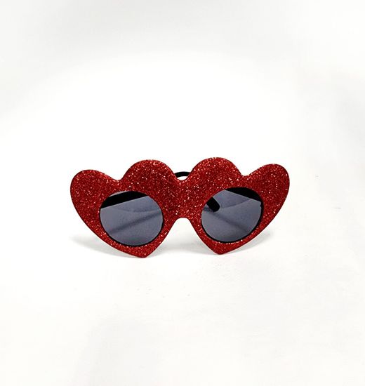 Очки "Сердце-блёстки"