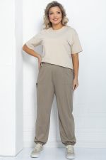 Брюки Браво (бежевые) Б11931 LT Collection