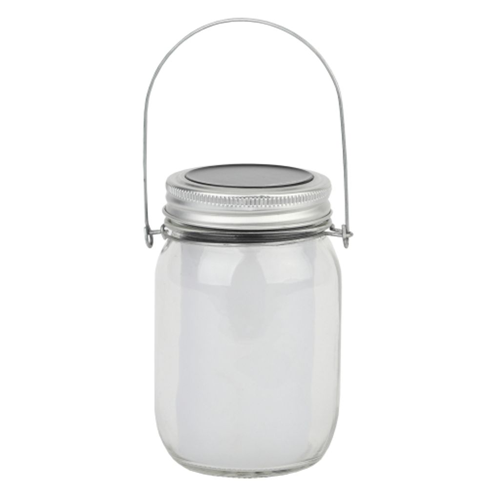 SL-GL14-JAR-3 ЭРА Садовый светильник на солнечной батарее, стекло, металл, прозрачный, 13,5 см | Садовые декоративные светильники