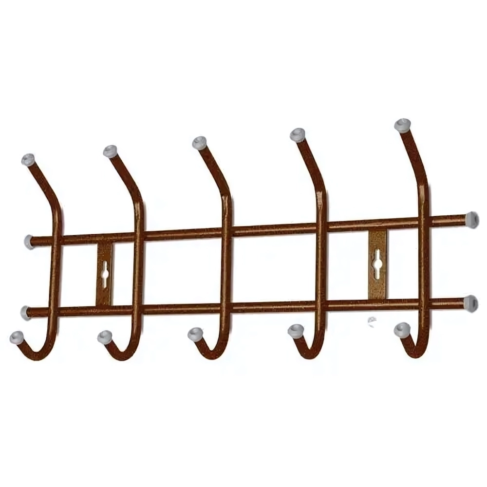 Вешалка настенная 5 крючков, 480, Медный Антик, ВНТ5