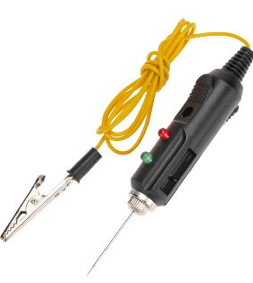 Тестер-отвертка (индикатор) 12-24v REXANT 160102 (шило) с крокодилом и прозвоном