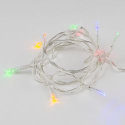 ULD-S0150-010-STB-2AA MULTI IP20 Гирлянда светодиодная на батарейках 2AA не в-к. 1.5м. 10 светодиодов. Разноцветный свет. Провод прозрачный. TM Uniel