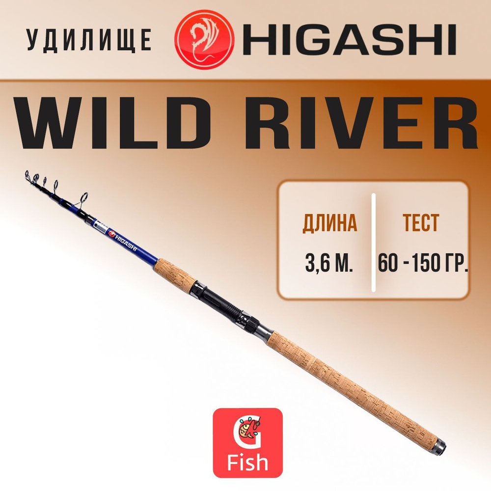 Удилище телескопическое Wild River 390