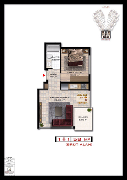 "Mahmutlar” Турция, Аланья, современный и очень популярный район Аланьи, всего 600 метров до моря, проект будет способствовать высокому уровню вашей жизни