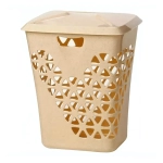 Корзина для белья ВЕНЕЦИЯ 60л Беж.мрамор 0,55,37х0,47м