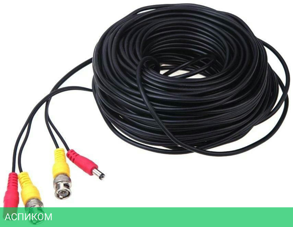 Кабель Falcon Eye BNC-BNC BNC/DC/BNC/DC 18м черный