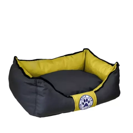Лежанка для маленькой собаки размер S двухсторонняя горчичная Царь-лежанка Lapalandia
