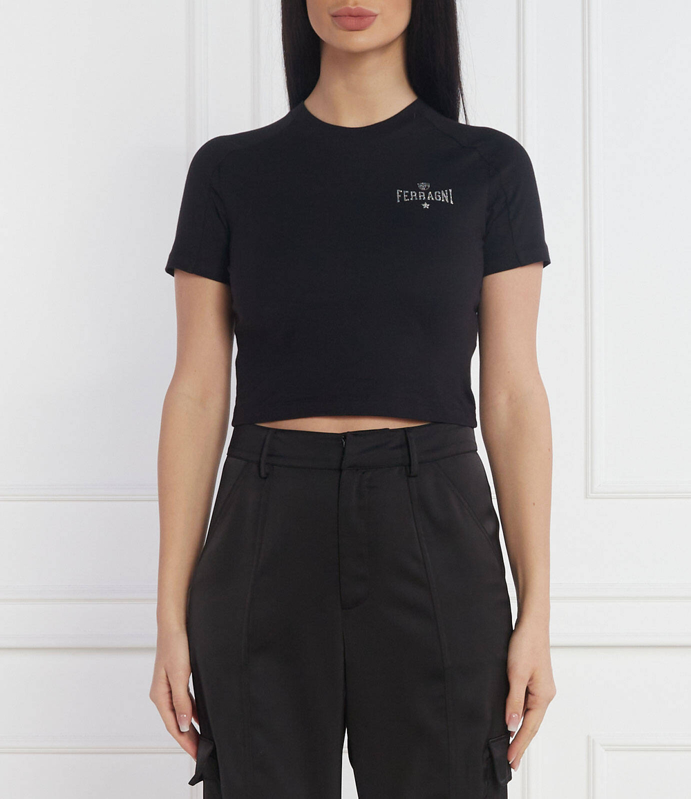 Топ Chiara Ferragni - черный(76CBHC01CJK01)